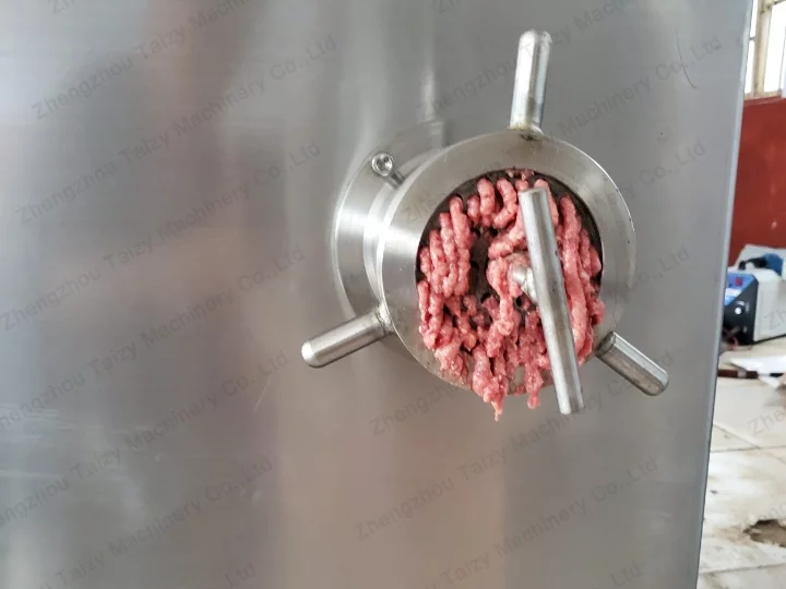 frozen meat grinding machine
