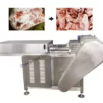 Frozen meat cutting machine
