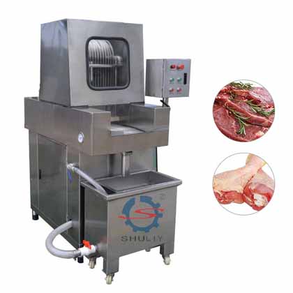 ¿Qué es una máquina de inyección de solución salina para carne?