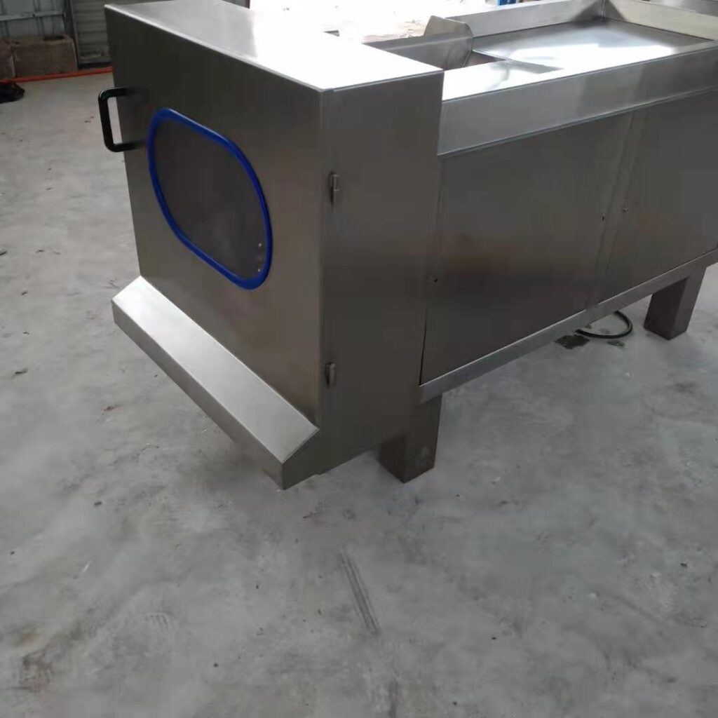 Frozen meat dicing machine delivery 5