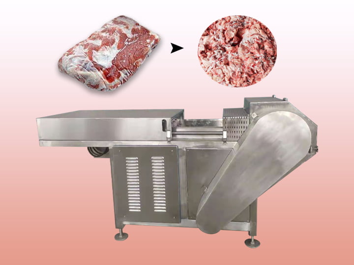 Frozen meat block breaker