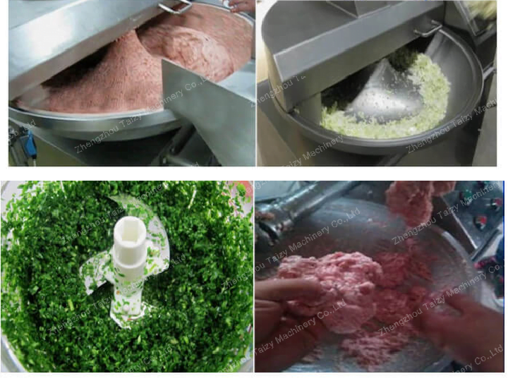 Máquina de corte de carne e vegetais