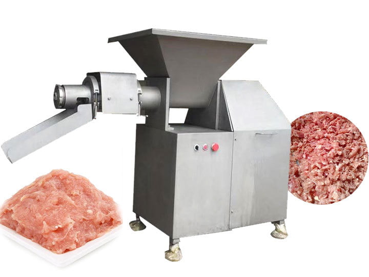Chicken bone and meat separator