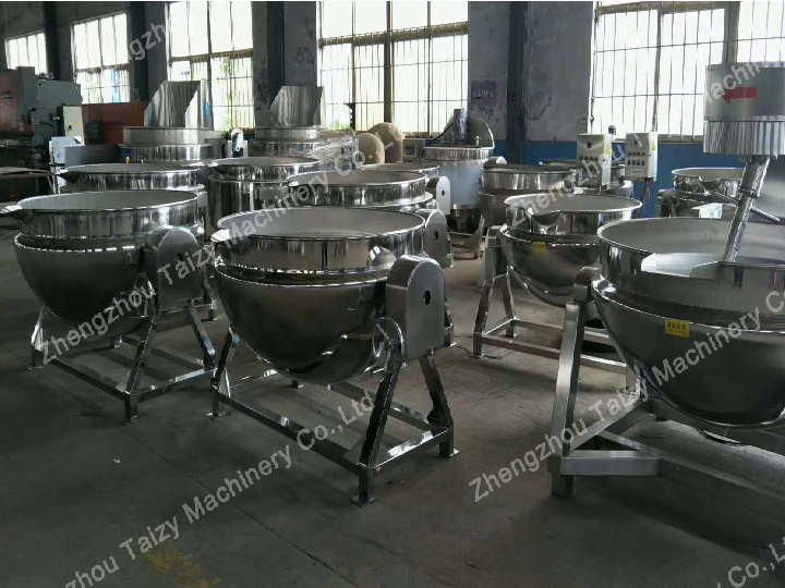 Jacketed kettle cooker factory production