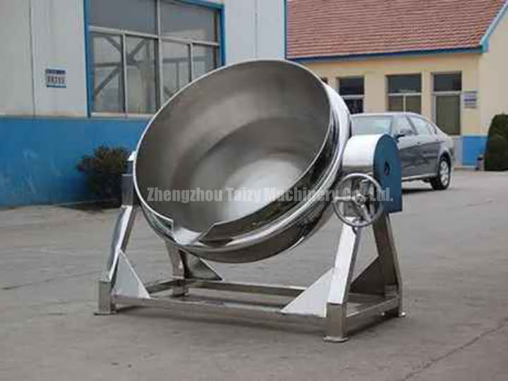 Jacketed kettle with stirring