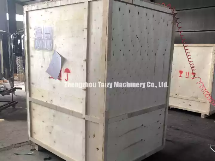 Meat processing machine packing and shipping