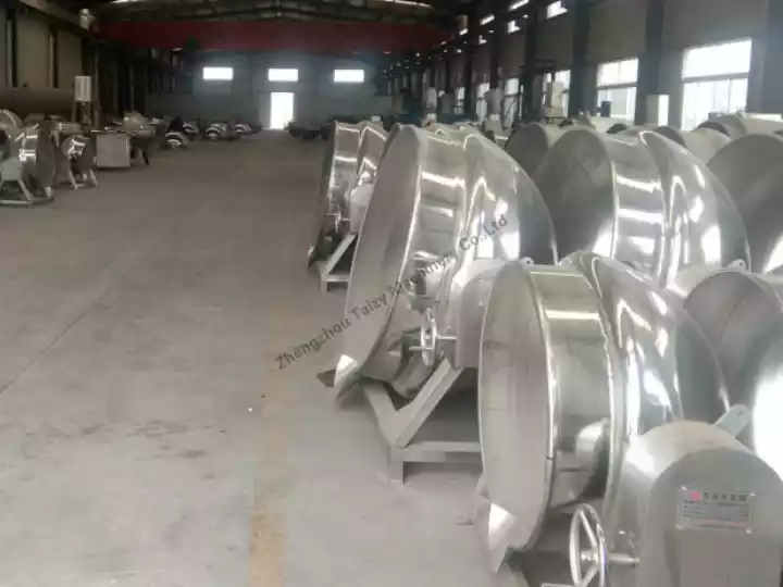 electric jacketed kettles factory